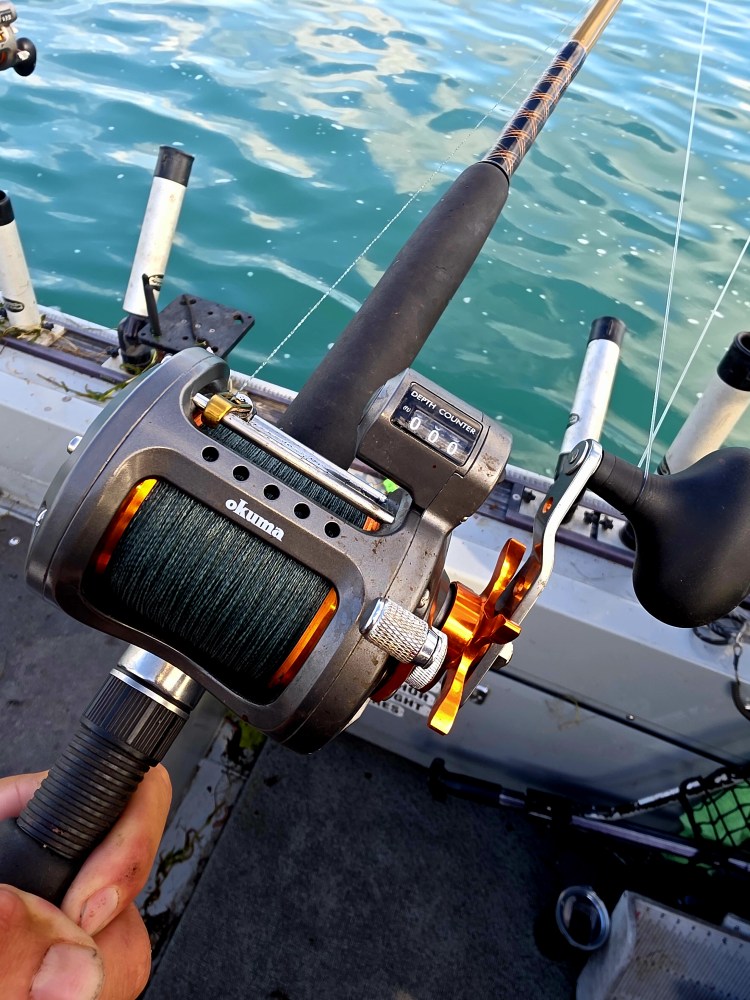 alpenx fly fishing reel 9 weight Scientific Anglers System Model:BV2-400-SBL steelhead and other predatory Cannon Downriggers Fishing Gear spinning-reels