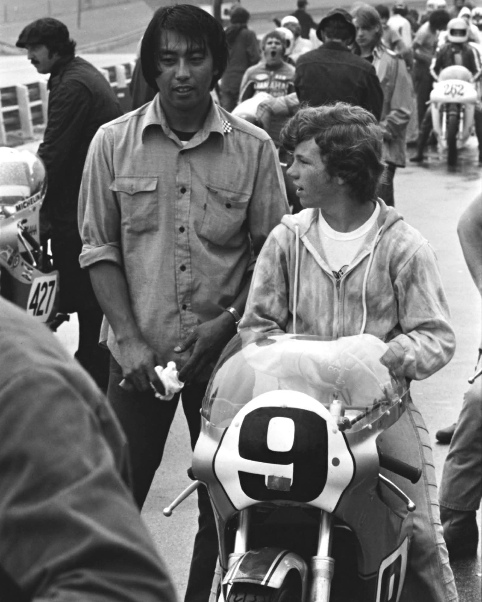 TT - This epic photo of a young Randy Mamola on Gary Nixon's Yamaha ...