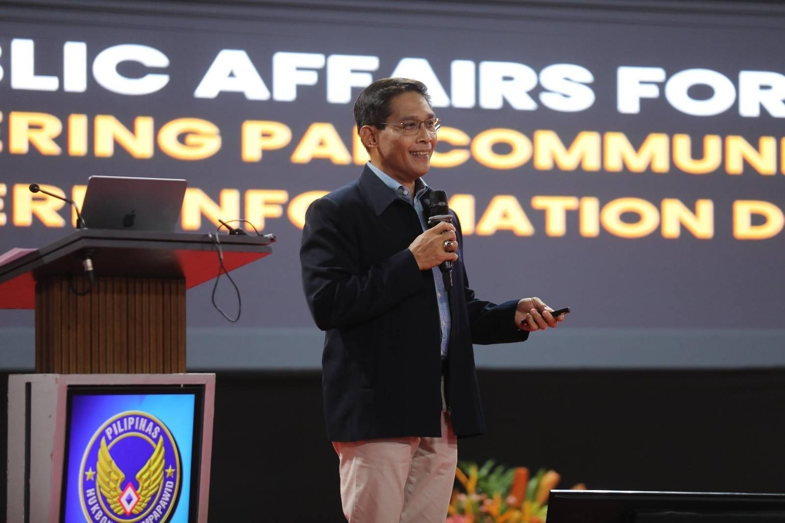 Philippine - ⁨📷⁩ ⁨MGen Edgard Arevalo AFP (Ret) in his lecture on ...
