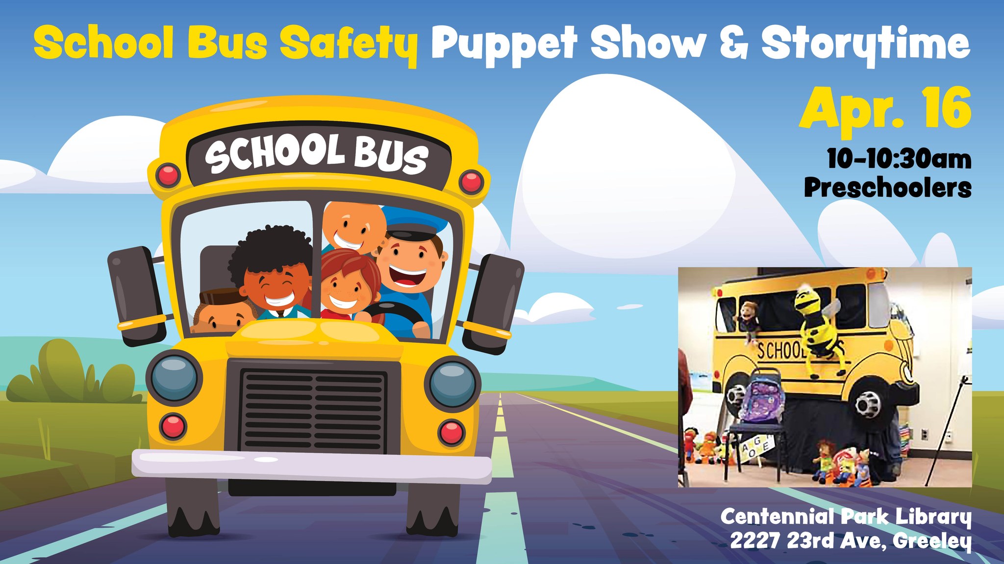 Centennial - Hey preschoolers! This Wednesday, April 16 at 10:00 am ...