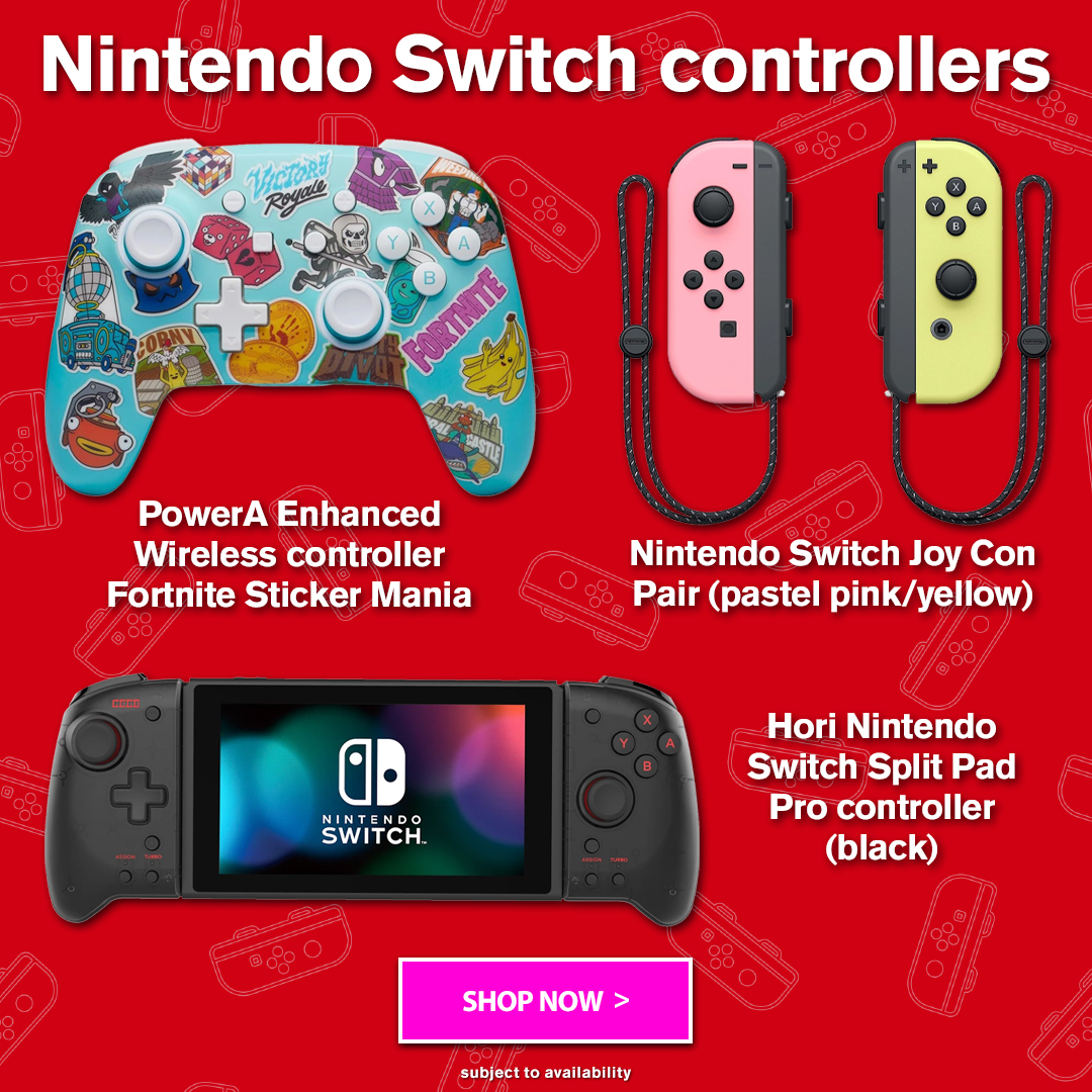 Level up your gaming with Nintendo Switch! The latest consoles