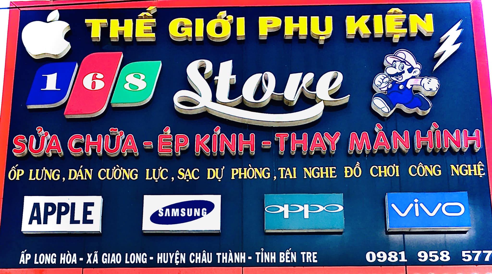 168 Store - THẾ GIỚI PHỤ KIỆN CHÍNH HÃNG | Ben Tre