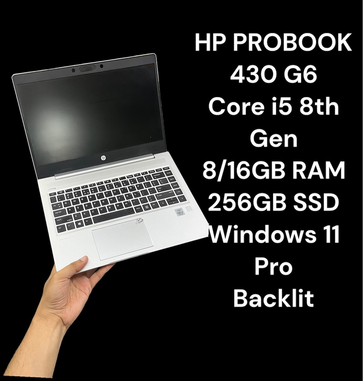System Model : HP ProBook 430 G6 Processor : Intel Core i5 8th Gen 