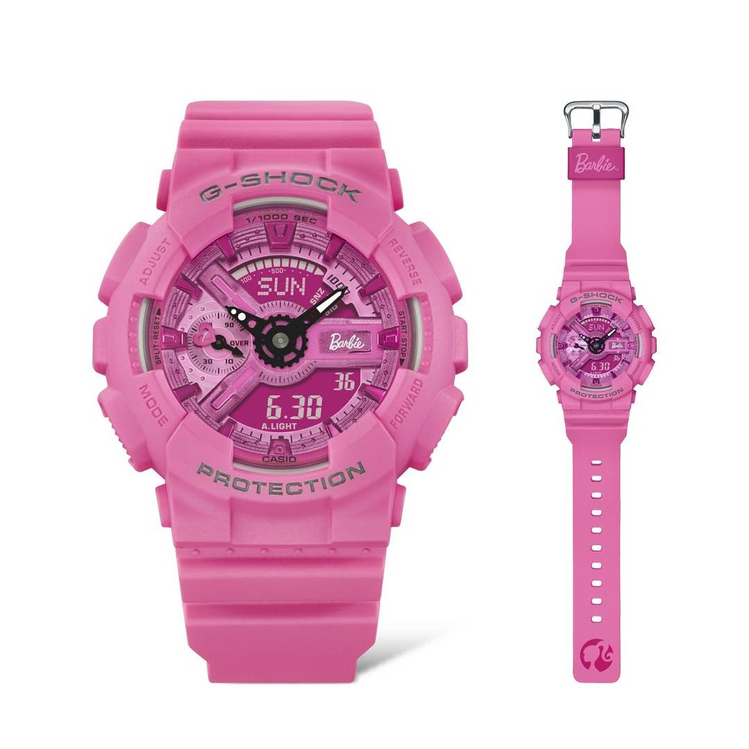 Sparkly, pink, and iconic Barbie™. This G-SHOCK x Barbie