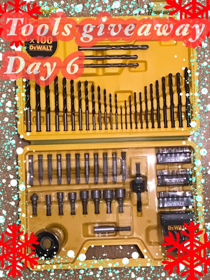 Raffle Enter Prizes - DeWalt Straight Shank Combination Drill Bit Set ...