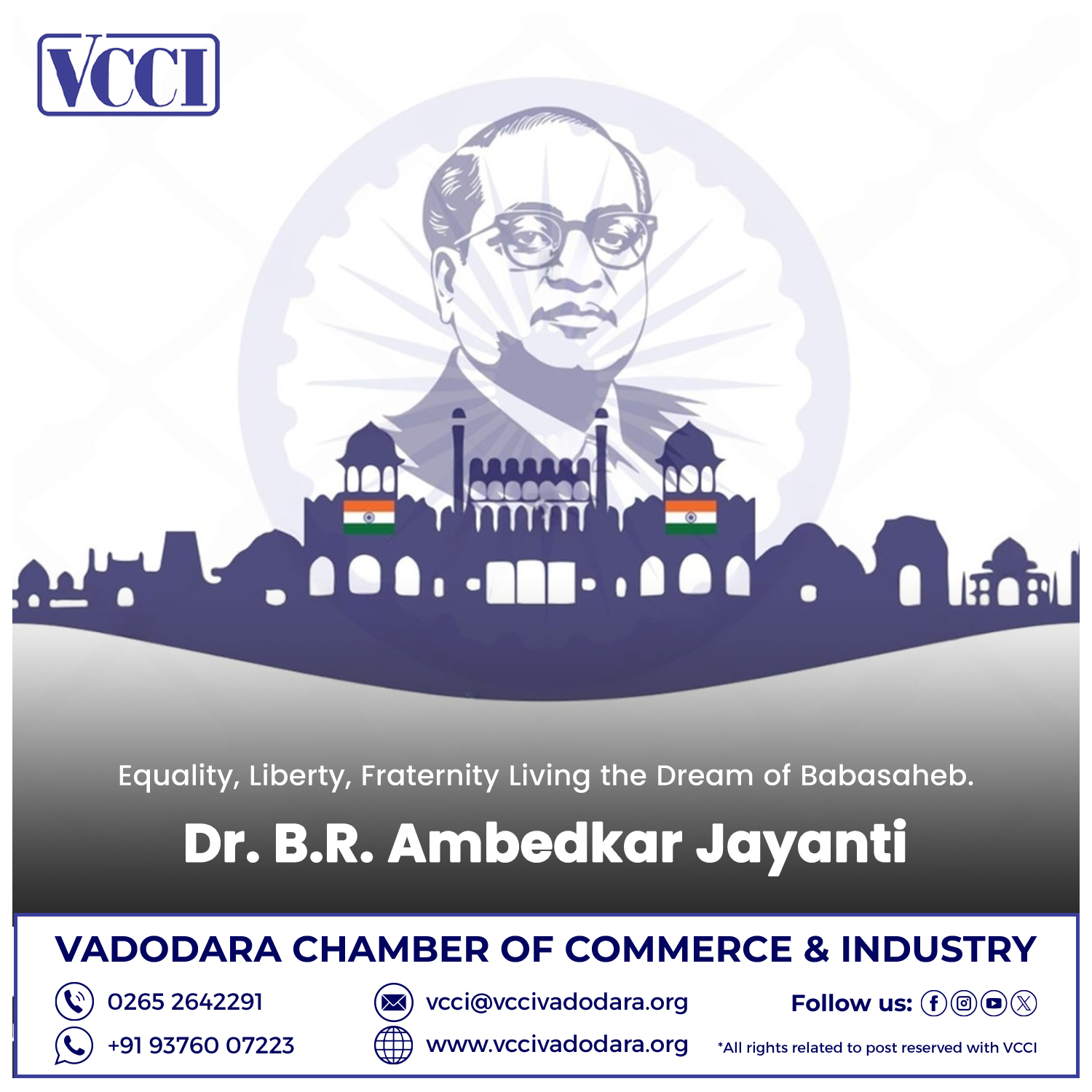 VCCI - Honoring the architect of equality on Dr. B.R. Ambedkar Jayanti ...