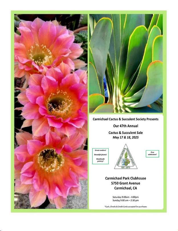 Carmichael Cactus and Succulent Society