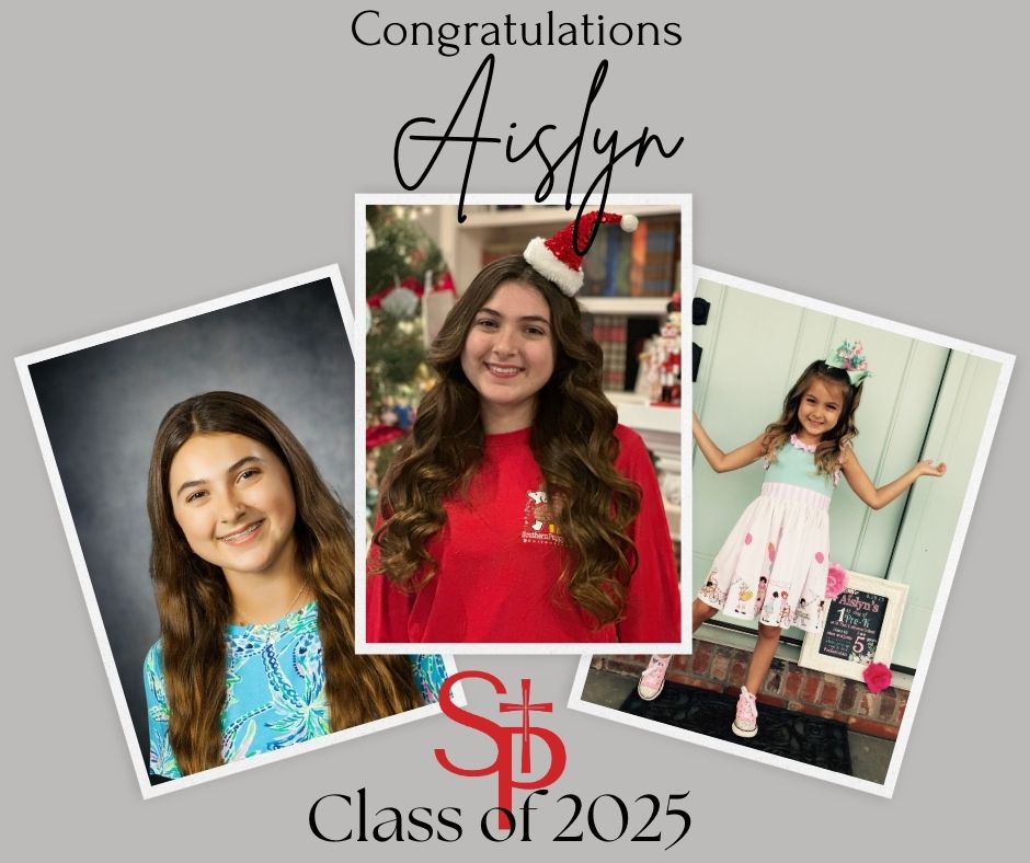 St. - Congratulations Class of 2025 ️🤍 ️ 8th Grade Spotlight 🎓 Aislyn ...