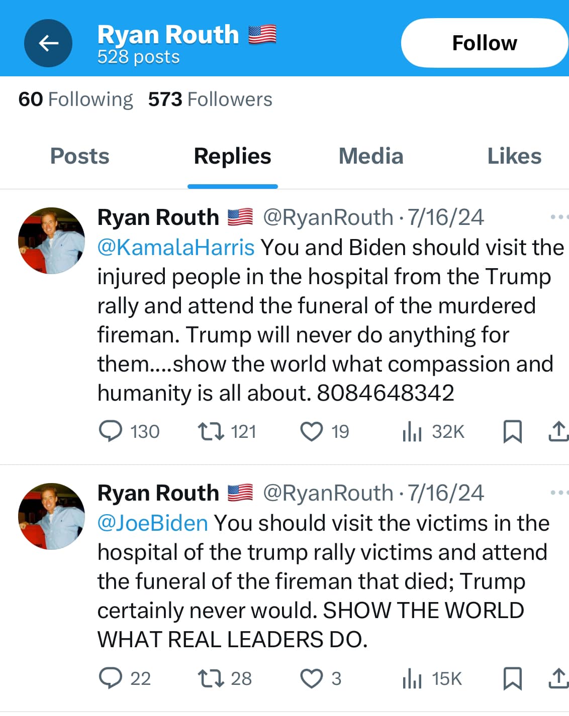 Dan O'Donnell - BREAKING: Ryan Wesley Routh has been... | Facebook