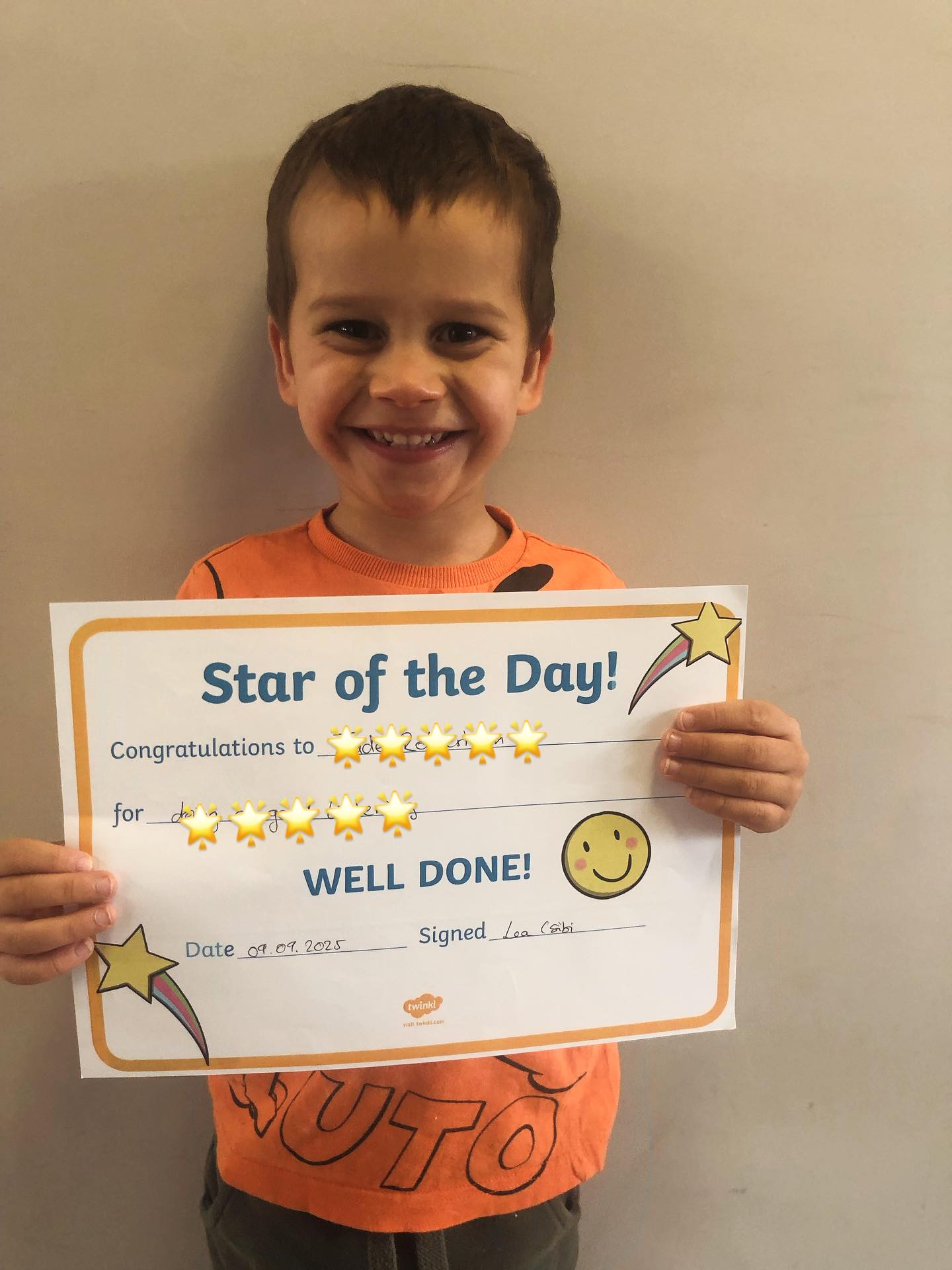 First - 🌟Star of the day 🌟 A big well done to our star of the day from ...