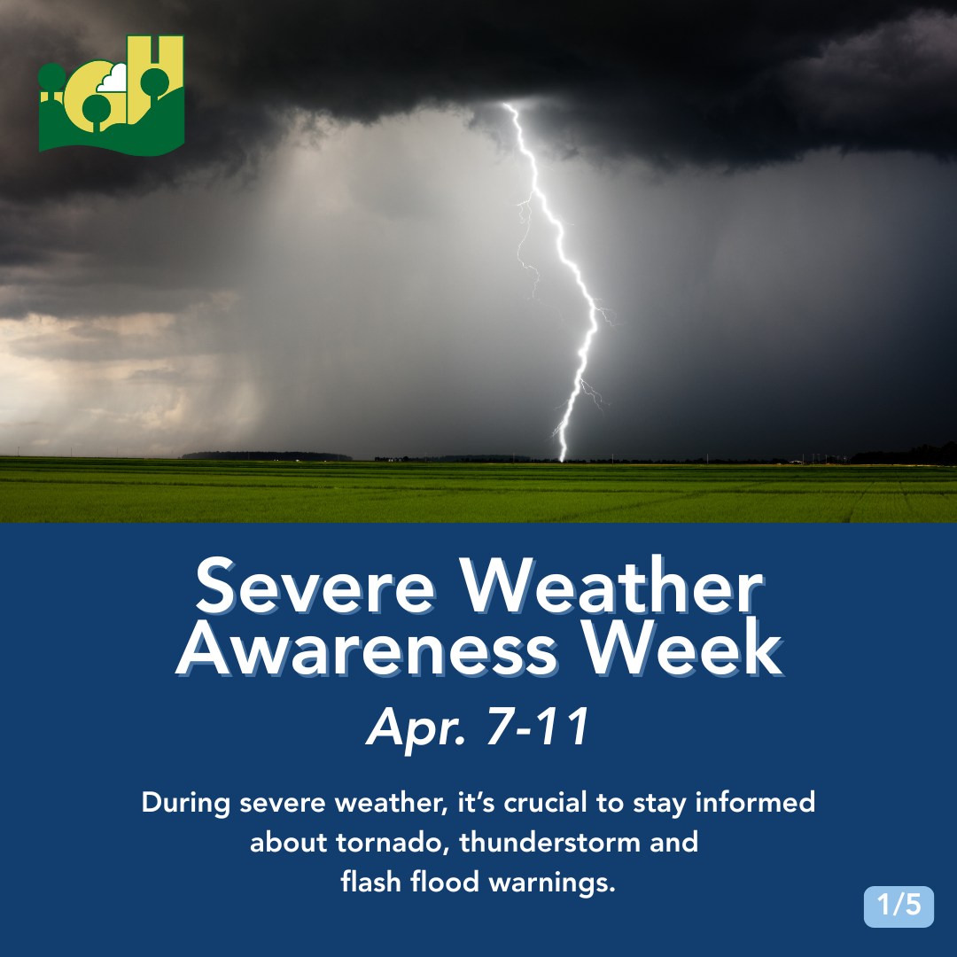 City - 🌩️ Today, Apr. 7, Severe Weather Awareness Week Begins! Day 1 ...