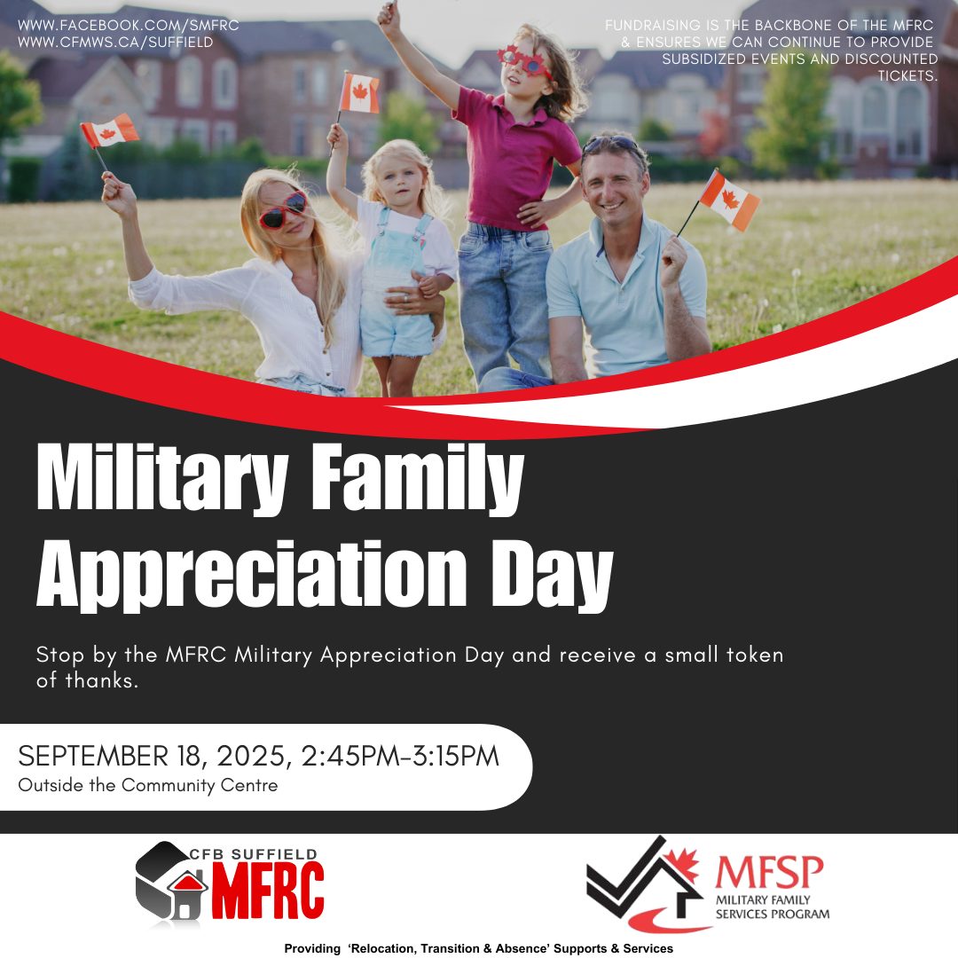Stop by the... - CFB Suffield Military Family Resource Centre | Facebook