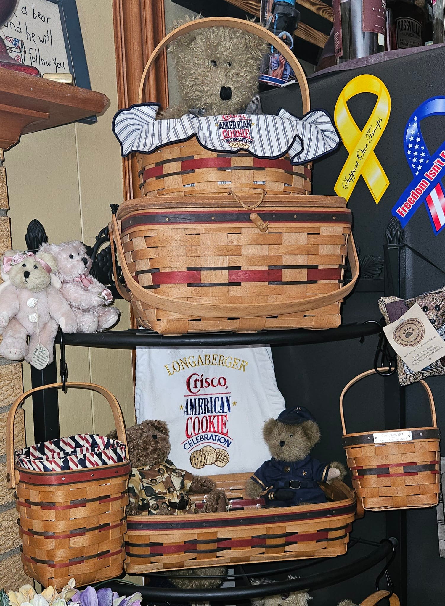 Completing Longaberger Crisco basket set