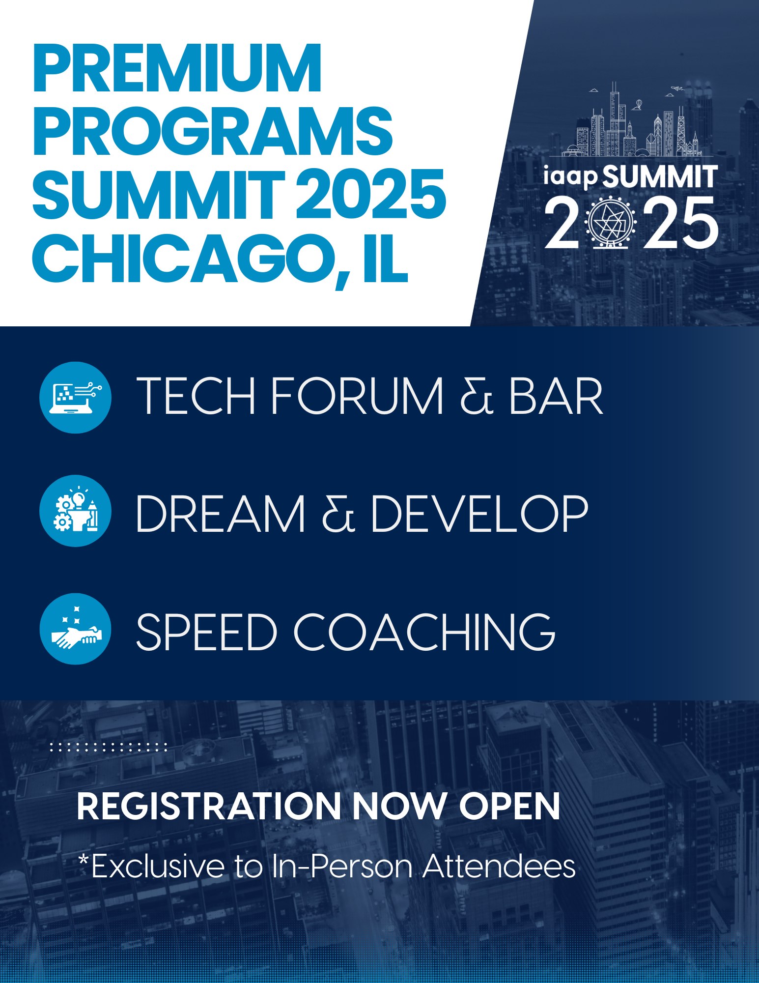 🚨 PREMIUM SUMMIT EXPERIENCES NOW OPEN FOR REGISTRATION! 🚨 Take your ...