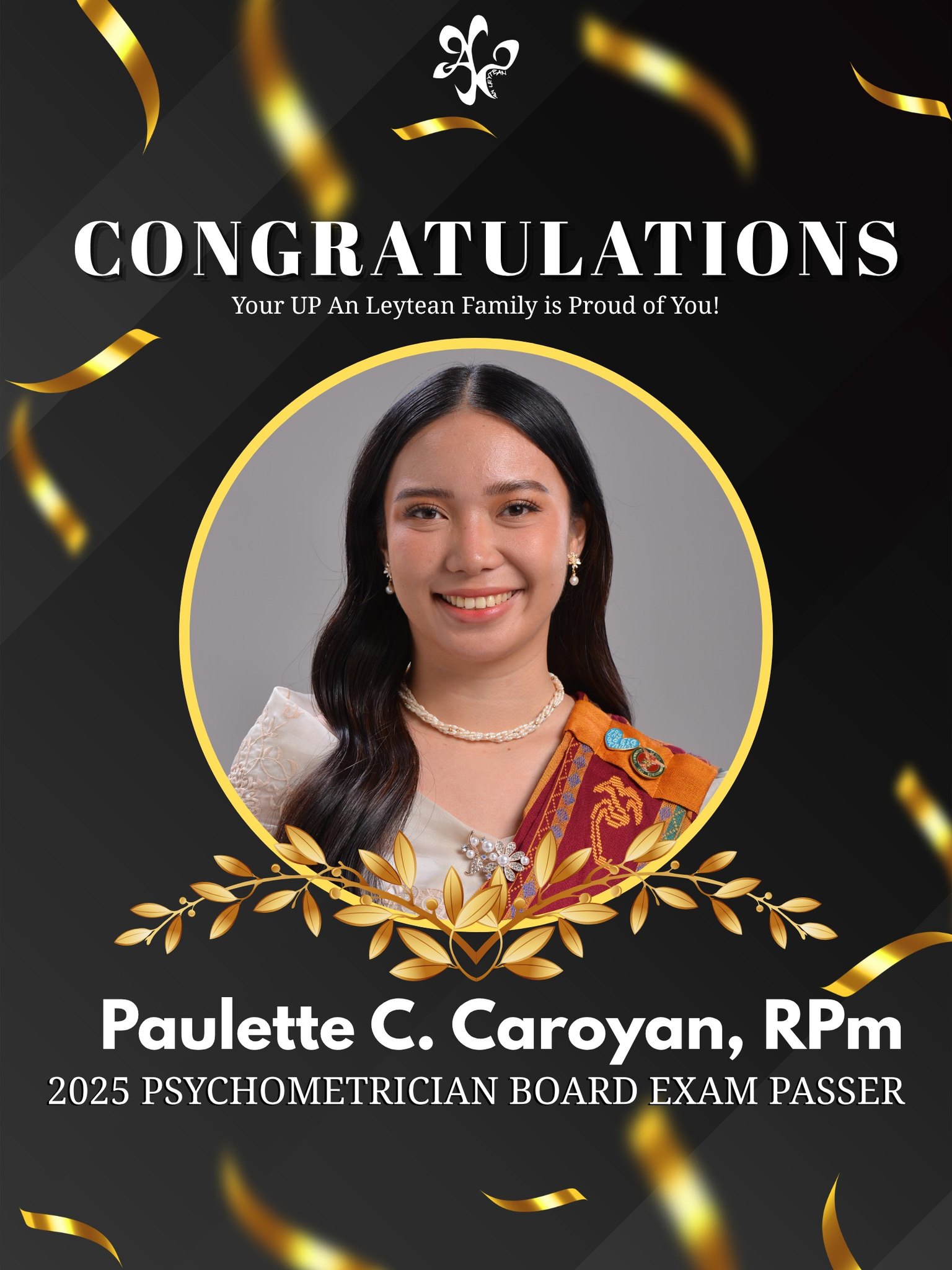 UP - 🎓 Congratulations, Ms. Paulette C. Caroyan, RPm! Your UP An ...