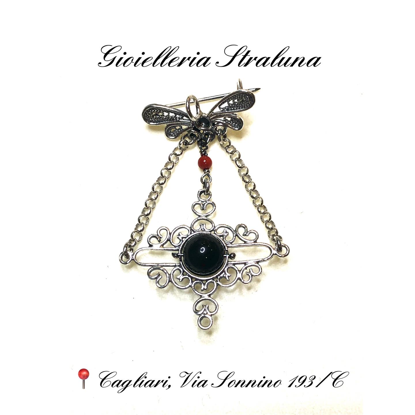 Marrocu Gioielli - Ciondolo Sardegna 4 Mori E Monti In Argento 925‰ - Artigianale Sardo Gioiello Sardo Argento 925 Fatto A Mano - 7