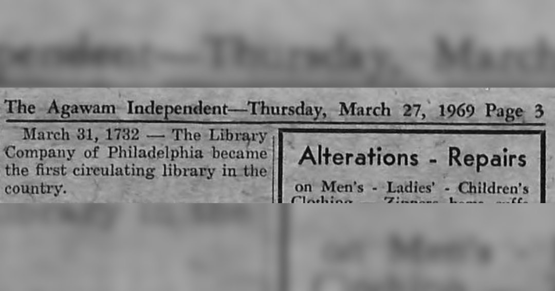 Agawam - We were looking at a #TBT from 56 years ago, and learned a fun ...