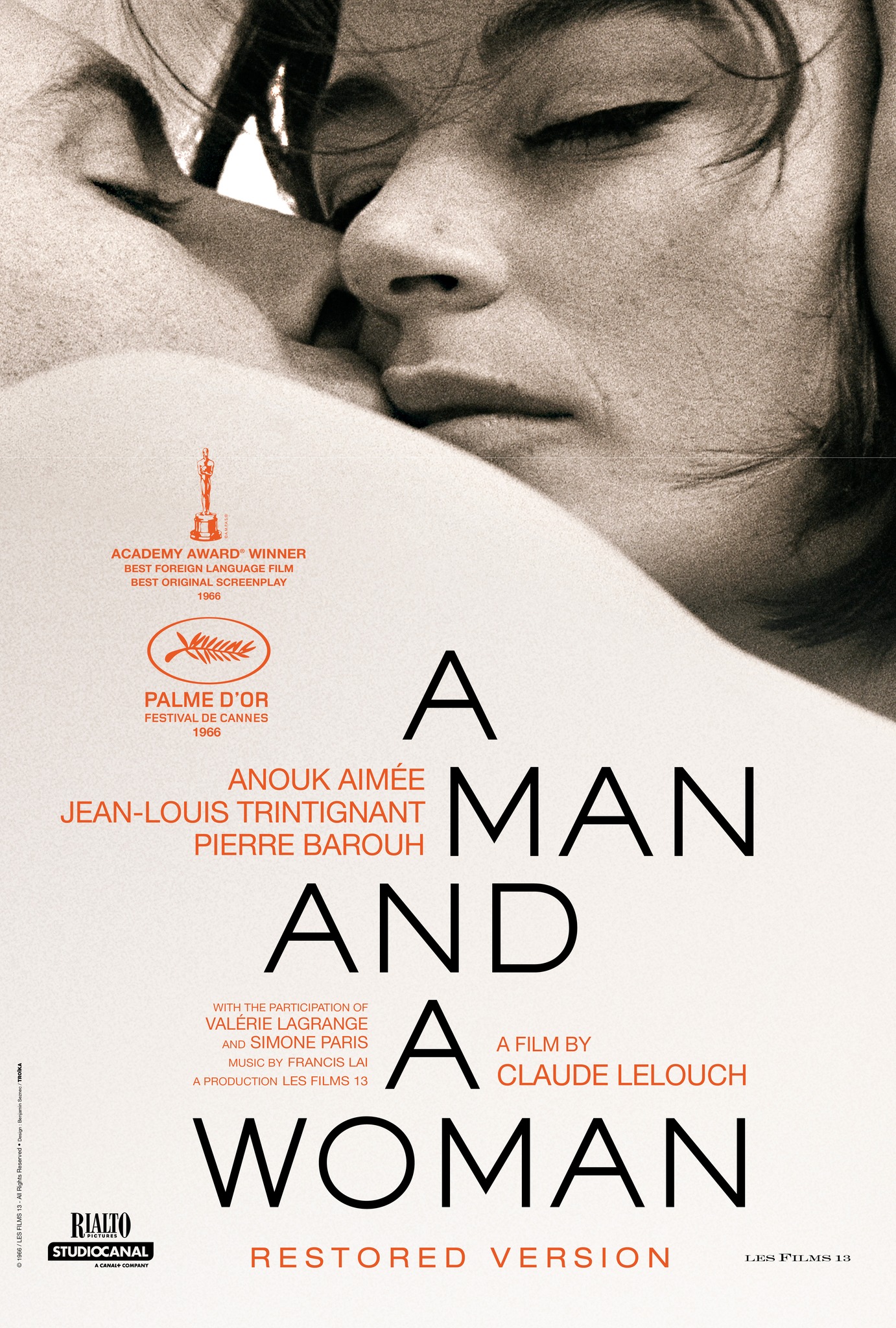 🎨 Poster of the Month - A MAN AND A WOMAN (Un homme et une femme