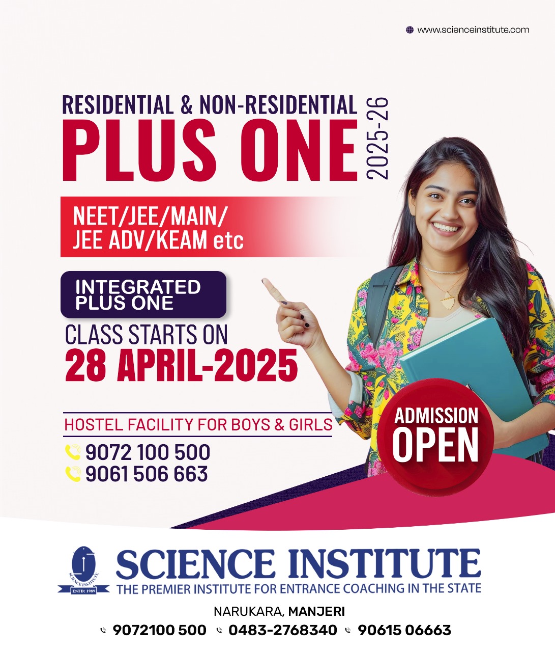 📢 ADMISSION OPEN! 🌟 Join the most... - Science Institute | Facebook