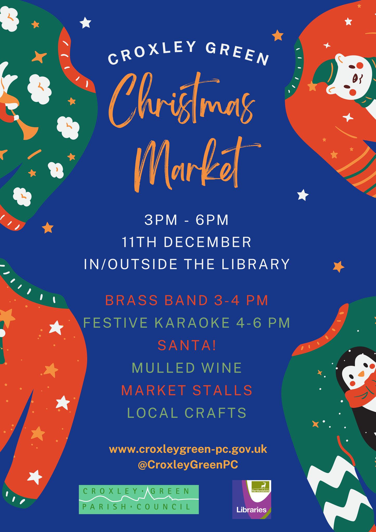 The Croxley Green Christmas market... - Croxley Green Library
