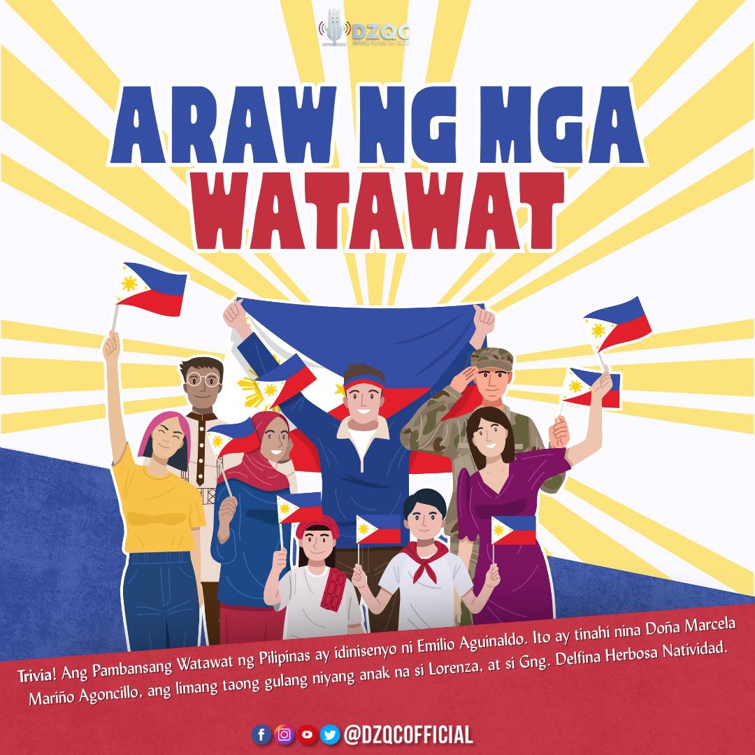 DZQC - Ang National Flag Day ay ipinagdiriwang tuwing ika-28 ng Mayo ...
