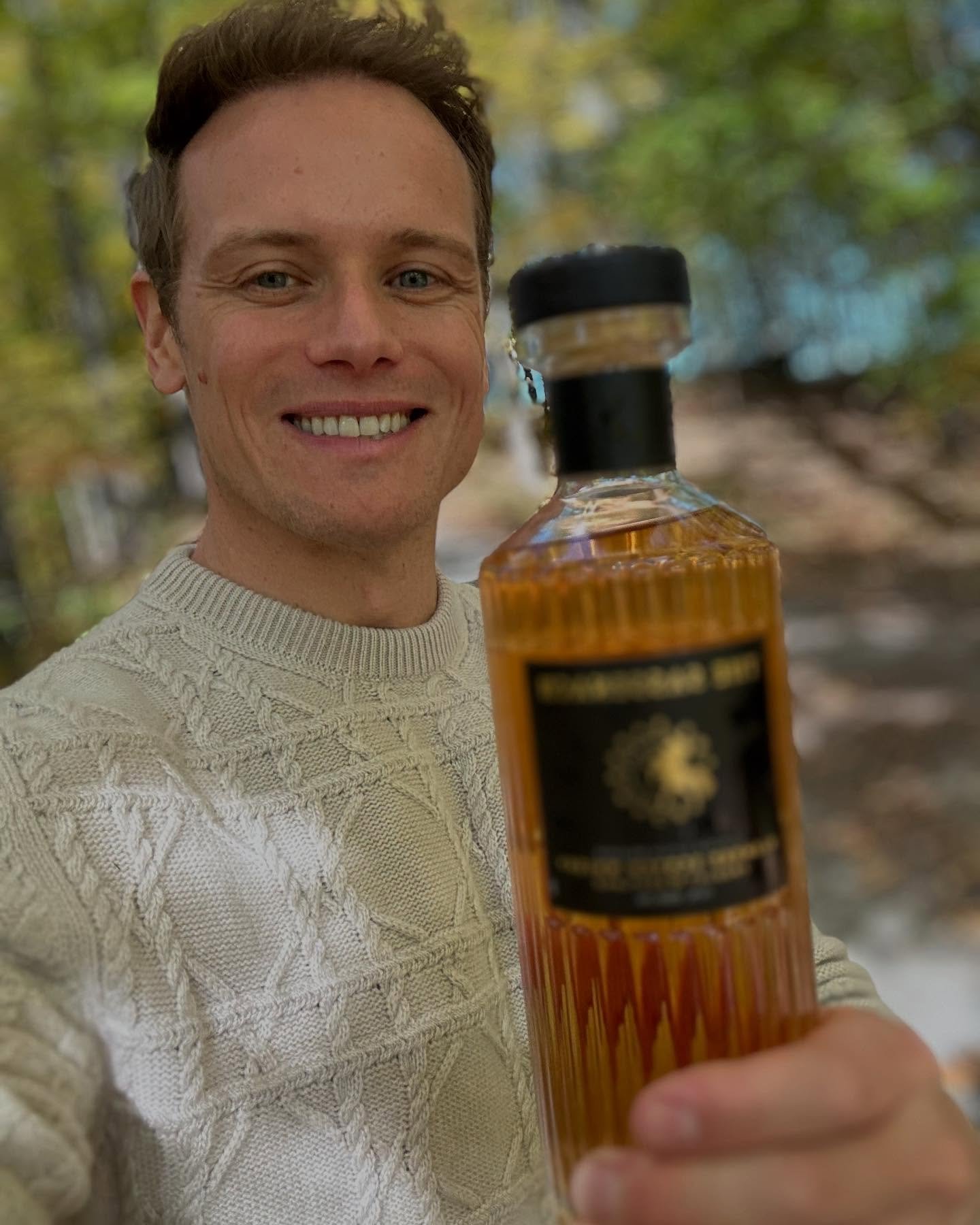 Sam Heughan: Happy World Whisky Day! Throw back to being lost in
