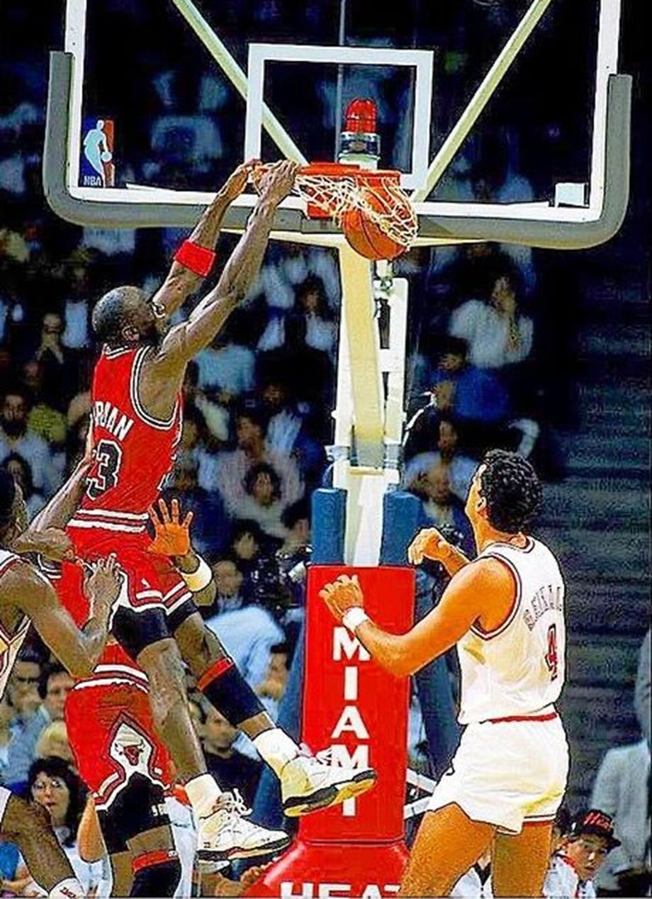 MJ DUNKS ON SIR CHARLES!! 1990: NBA's greatest player Michael