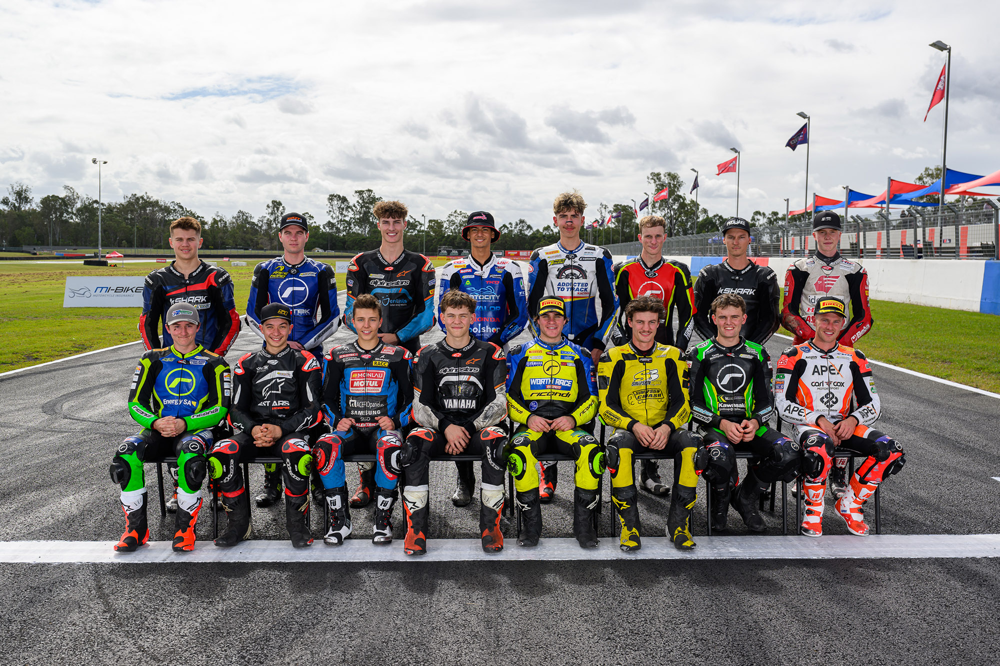 ASBK - From shortest to tallest... the 2025 Kawasaki Motors Australia # ...