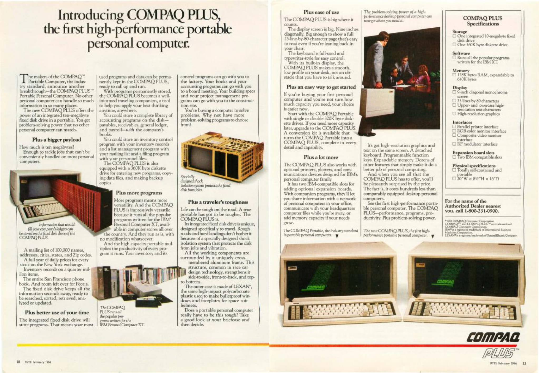 ZX81 computer ad from 1982 Byte magazine