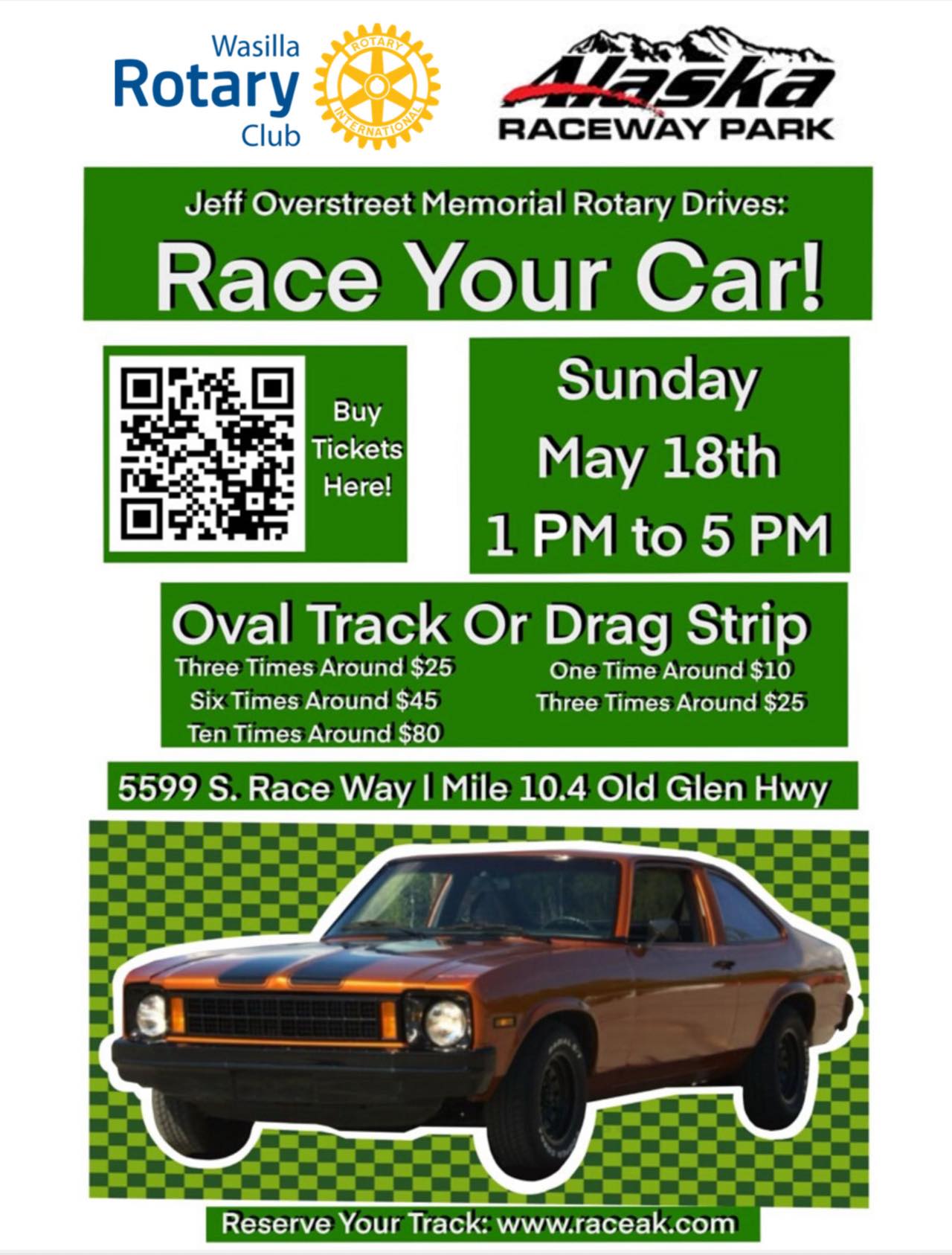 Wasilla - We hope you will join us on May 18th for the Jeff Oversteet ...