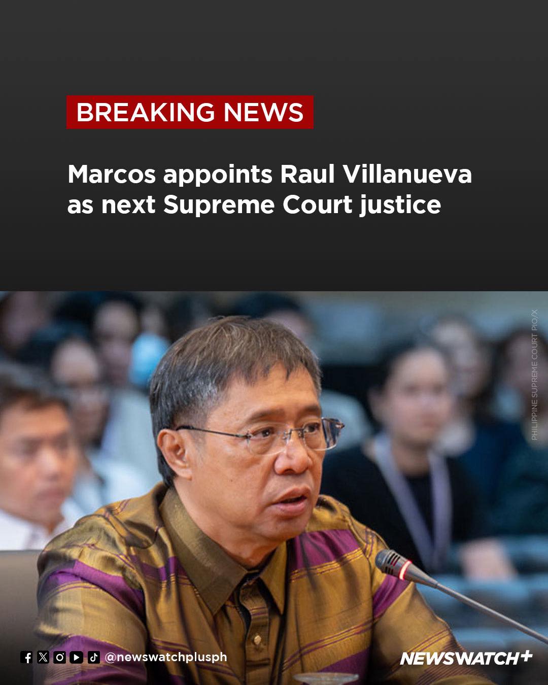 NewsWatch - BREAKING: President Bongbong Marcos has appointed Court ...