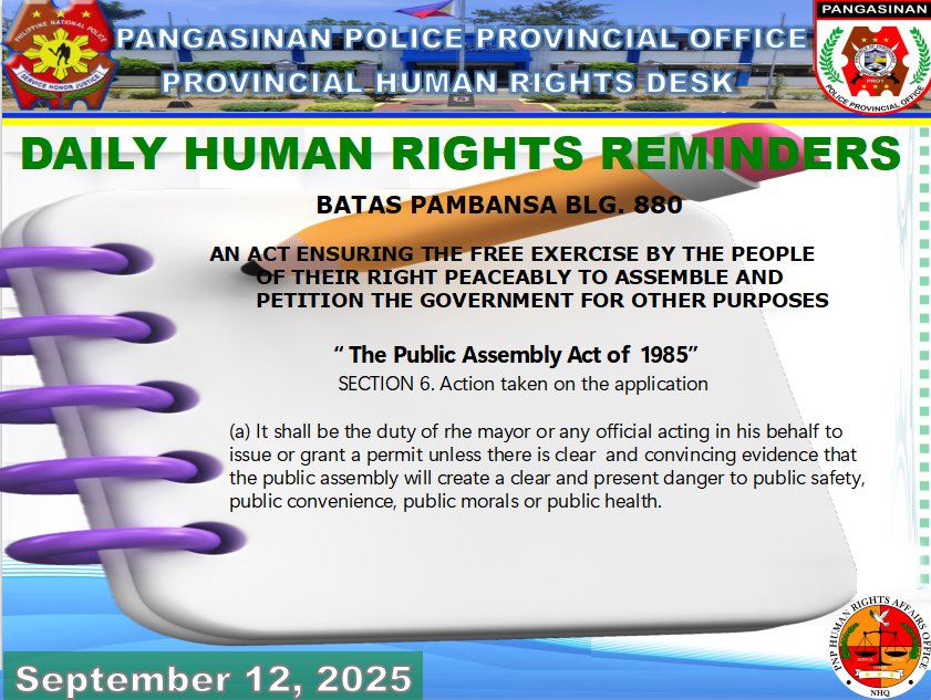 Hrao - Daily Human Rights Reminders. September 12, 2025 BATAS PAMBANSA ...