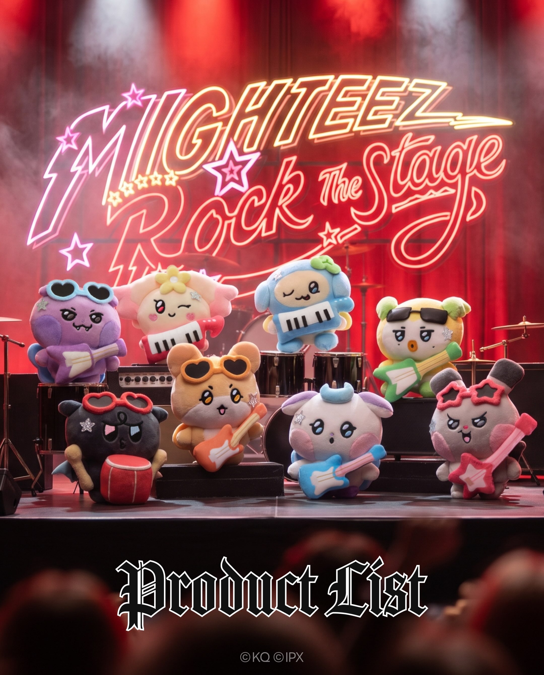 🛍️Product List] MIGHTEEZ Rock The Stage POP-UP🎸 Check out the