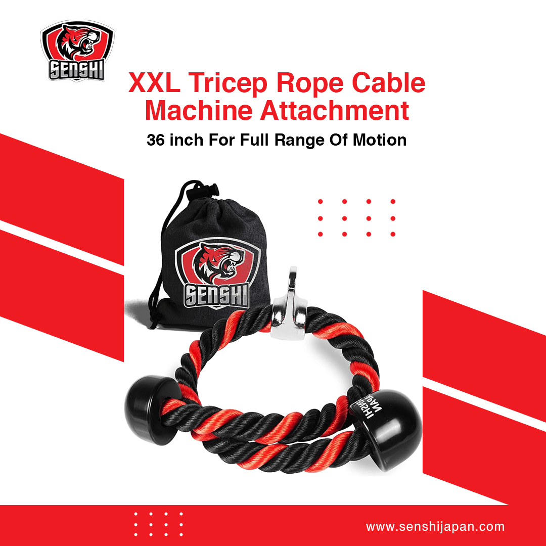 Senshi Japan - XXL Tricep Rope Cable Machine Attachment -... | Facebook