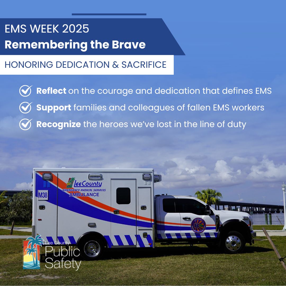 On this final day of EMS Week,... - Lee County Public Safety | Facebook
