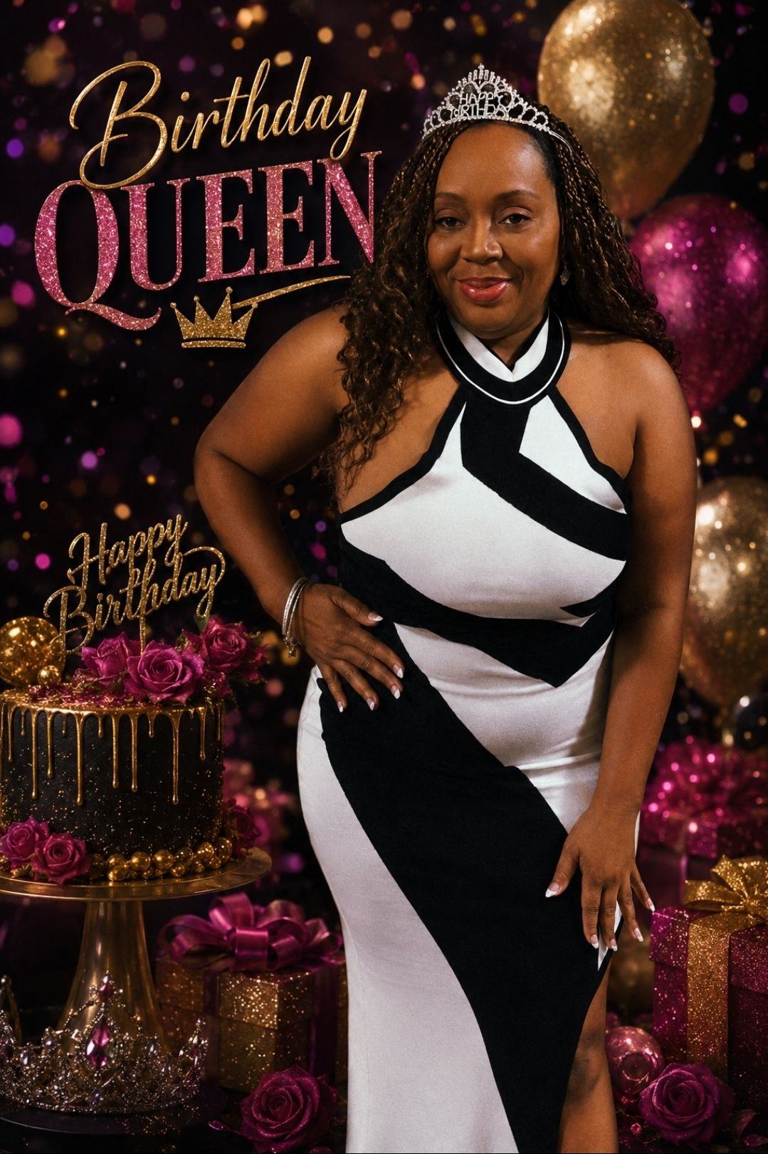 Can we take a break from snow talk to wish our QUEEN a happy birthday?!! She was running through the newsroom in heels when I stopped her for this 😂 May we