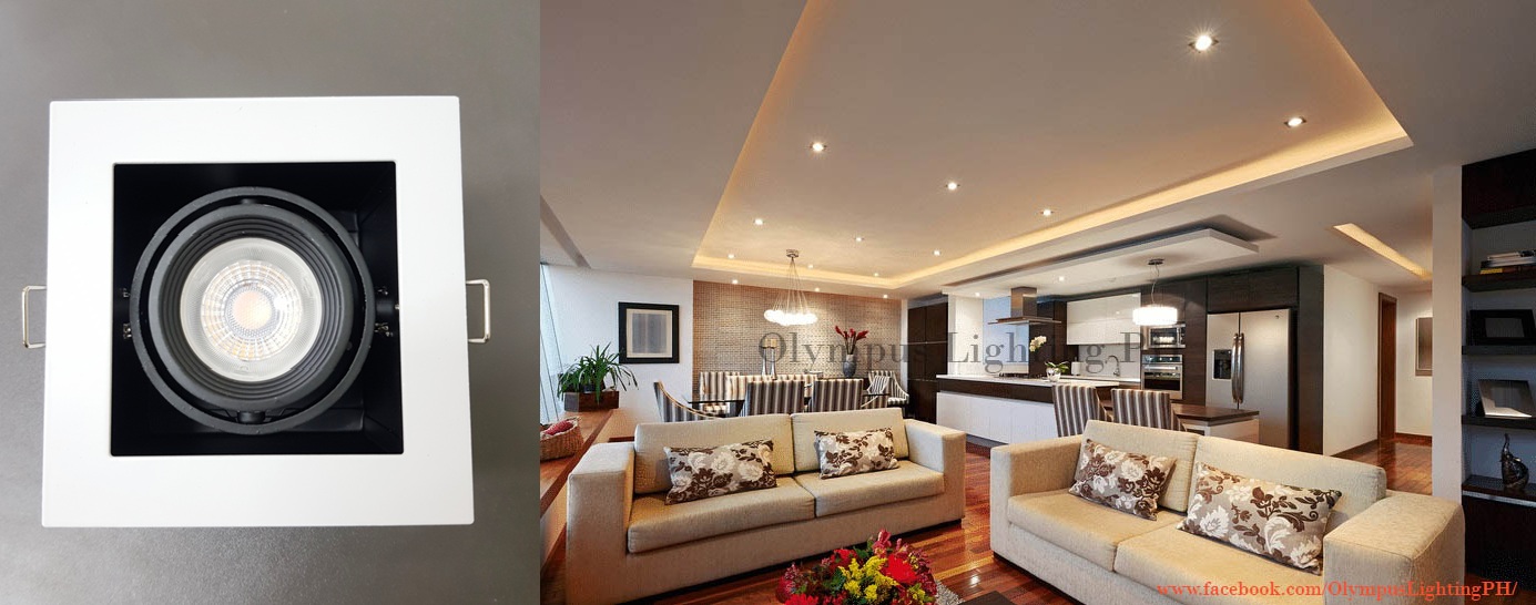 Olympus - LED Square Multi-Directional Downlight Adjustable & Multi ...