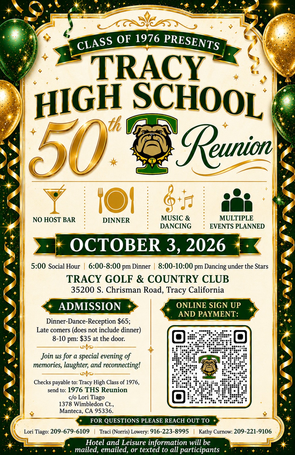Tracy High 50th Class Reunion