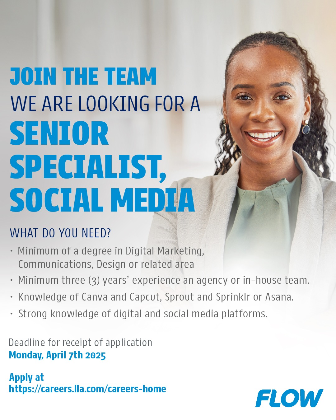 Flow - We’re hiring! Flow is looking for a Senior... | Facebook