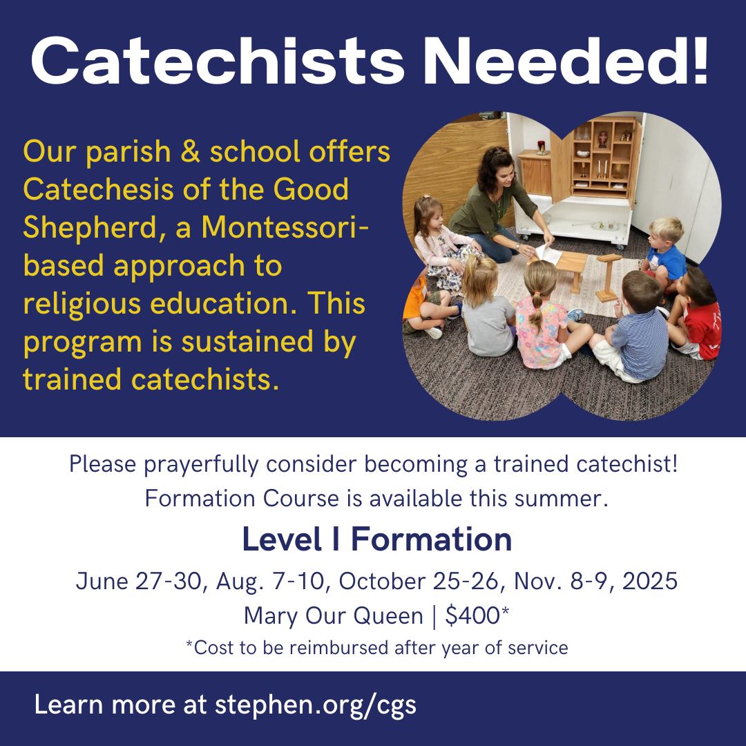 St. - Are you interested in becoming a catechist for Catechesis of the ...
