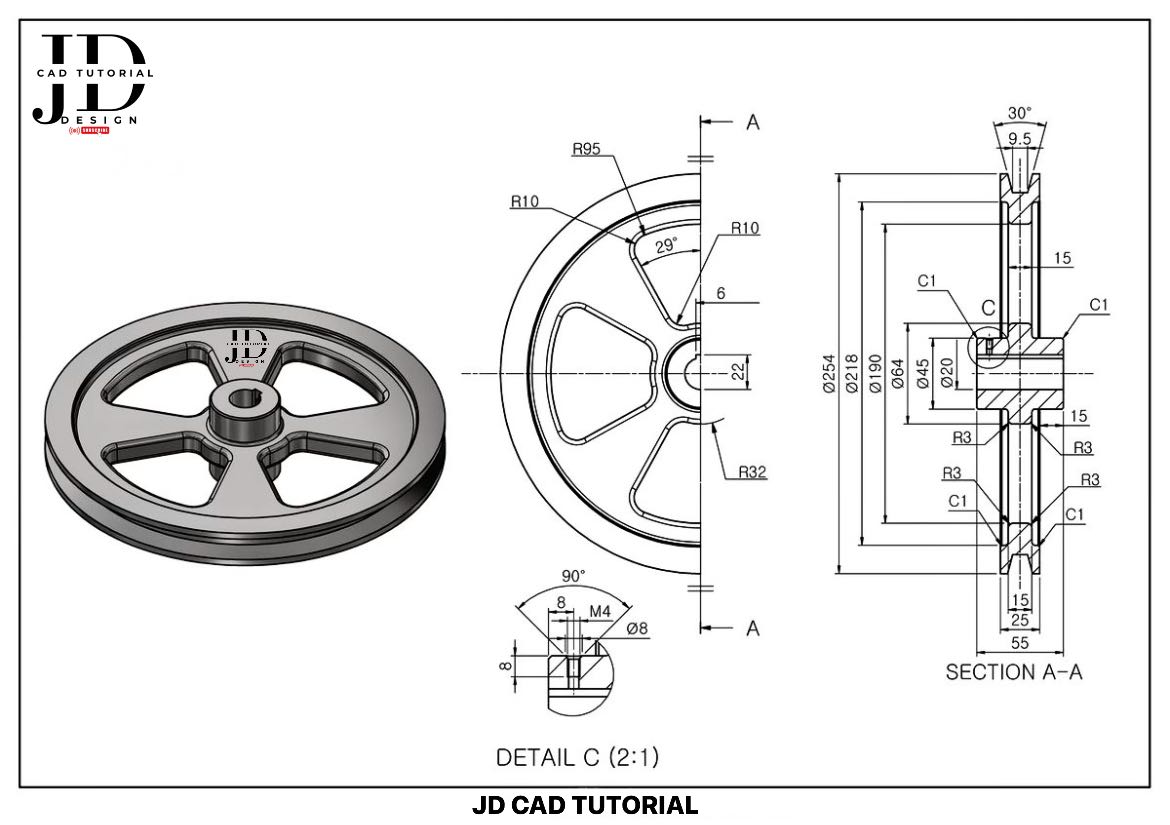 Jd cad tutorial - Solidworks Drawing for practice CAD file... | Facebook