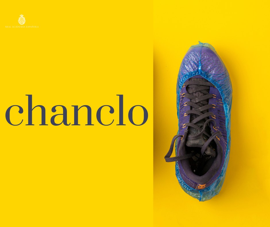 Real - #PalabraDelDía | chanclo 1. m. Especie de sandalia de madera o ...