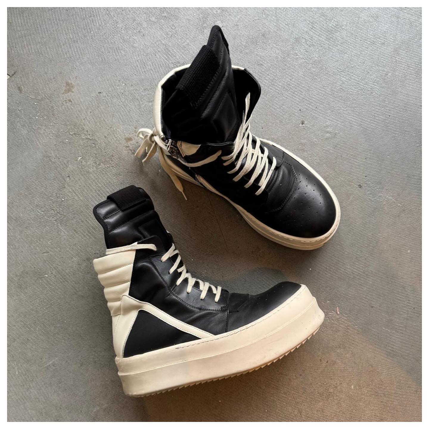 Hendrikus - Rick owens mega bumper geo basket sneakers size 42 