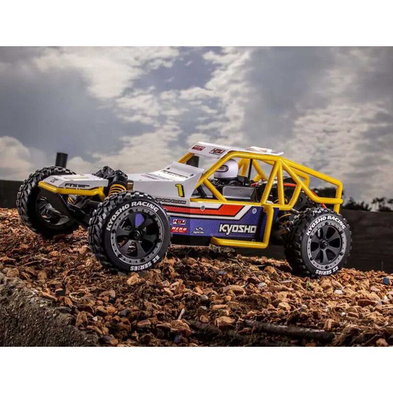 Kick up some dust with the Kyosho 1/10 Sandmaster 2.0 2WD Buggy