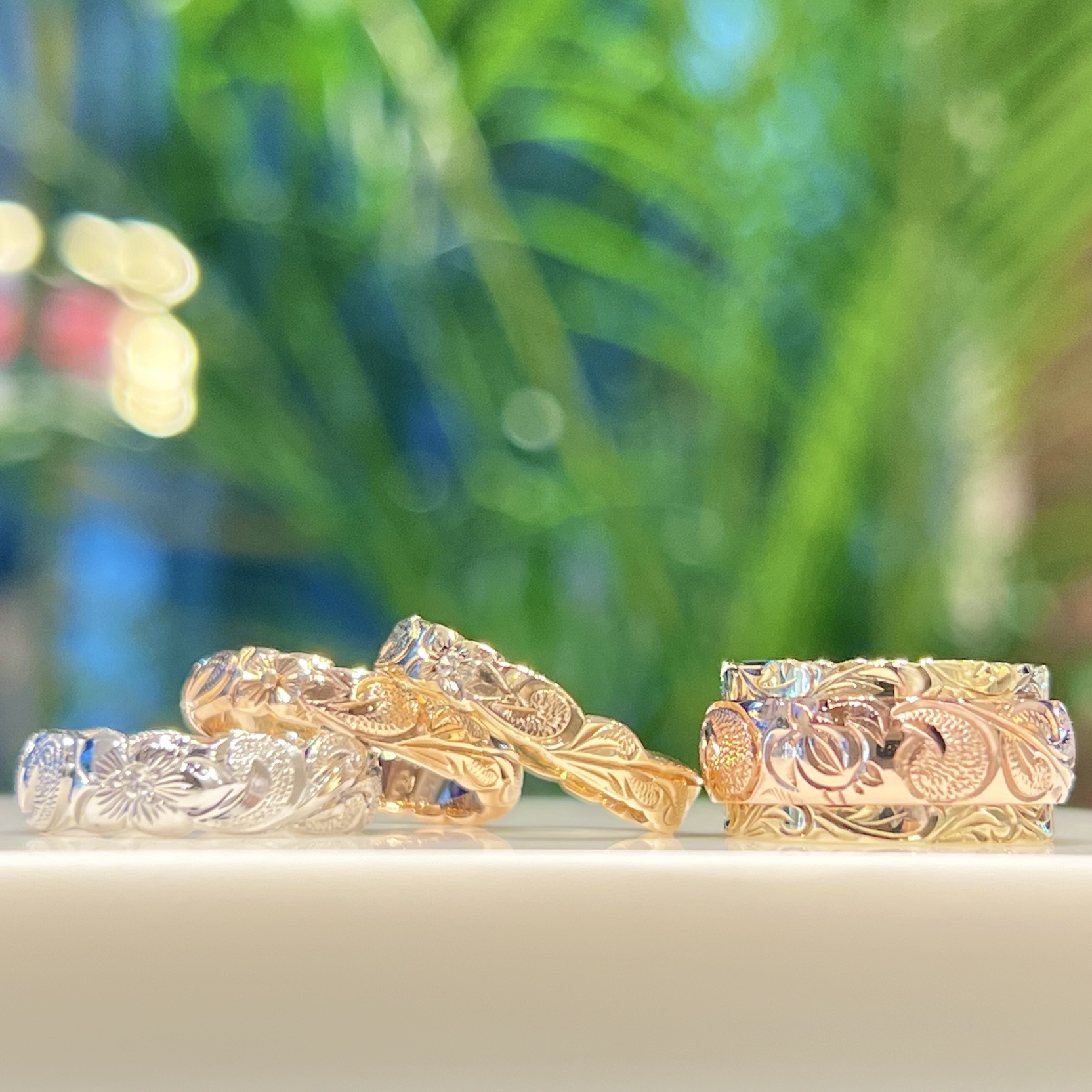 wailea - こんにちは！銀座店です?✨ 彫りを選ぶ際、『波』を入れたい 