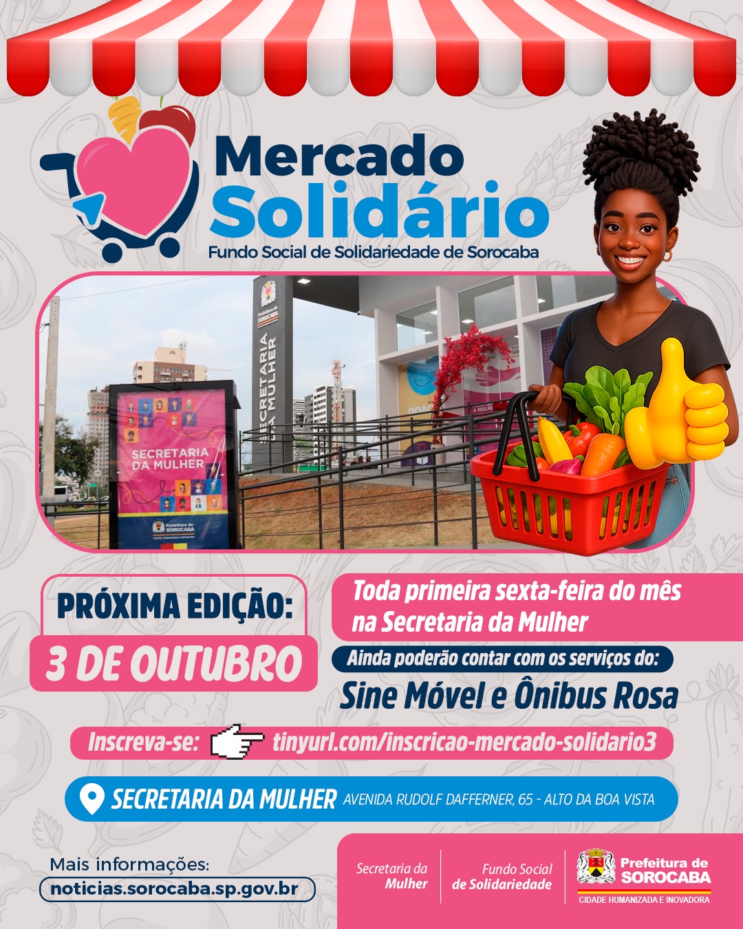 Prefeitura - 𝚂𝚎𝚌𝚛𝚎𝚝𝚊𝚛𝚒𝚊 𝚍𝚊 𝙼𝚞𝚕𝚑𝚎𝚛 𝚝𝚎𝚛á 𝟹ª 𝚎𝚍𝚒çã𝚘 𝚍𝚘 “𝙼𝚎𝚛𝚌𝚊𝚍𝚘 𝚂𝚘𝚕𝚒𝚍á𝚛𝚒𝚘 ...