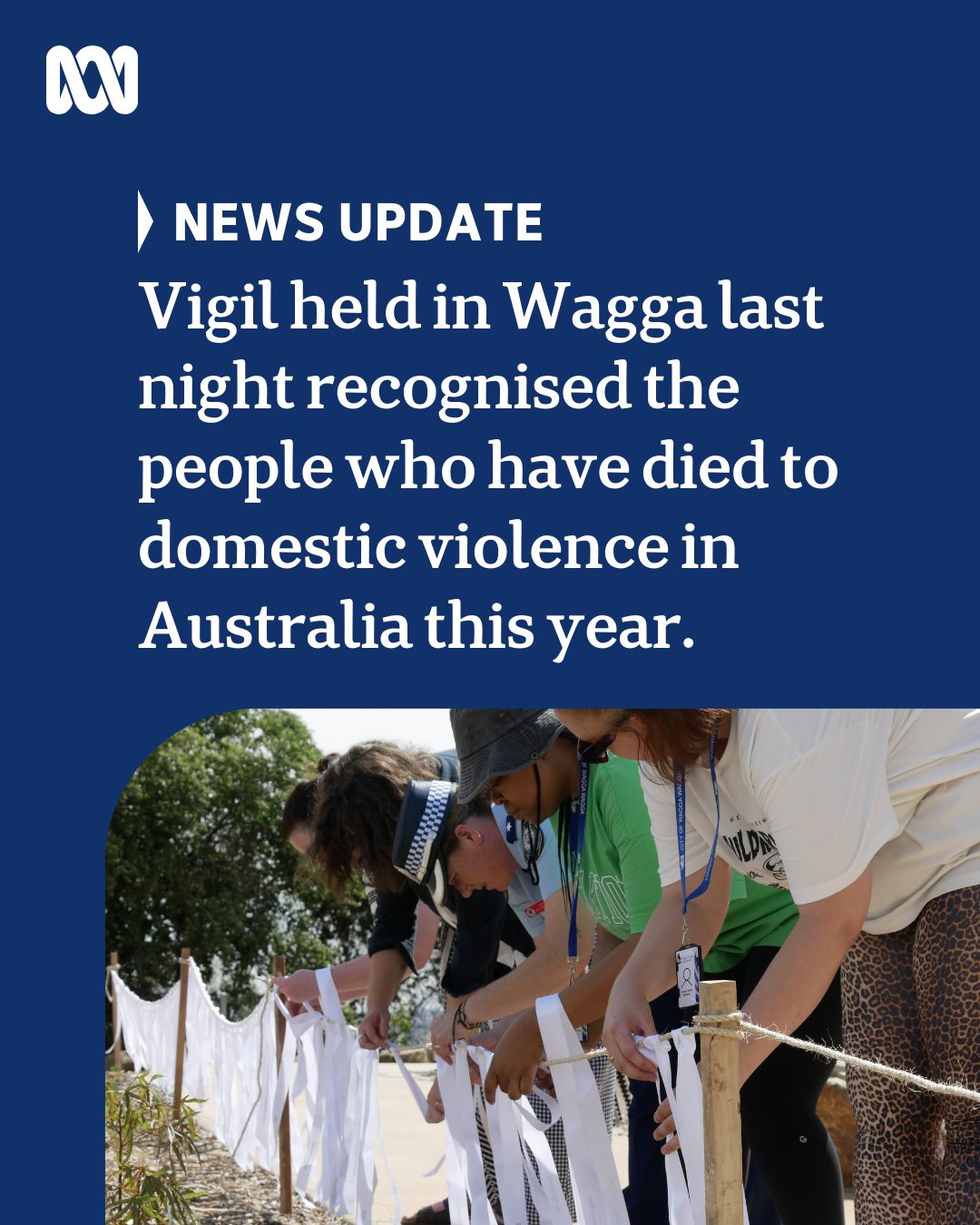 ABC Riverina - A vigil was held last night to remember the...