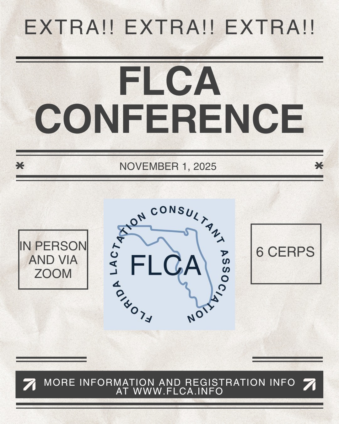Our 2025 FLCA... - Florida Lactation Consultant Association | Facebook