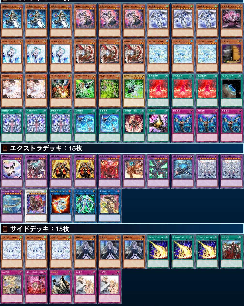 deck 召喚獣 遊戯王 Invoked デッキ