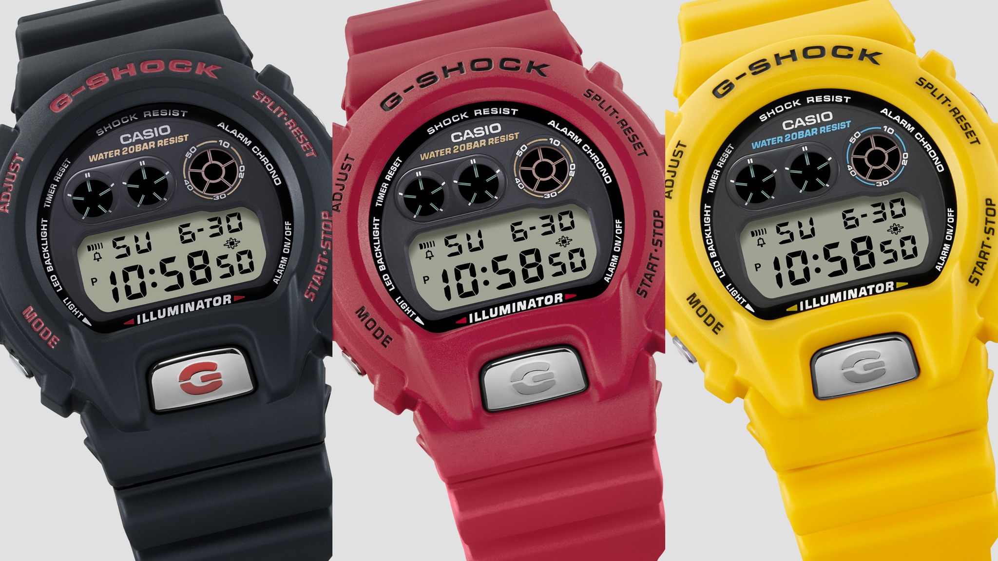 GSHOCKTrivia DW-6695 is the first model with a total of 26 watches